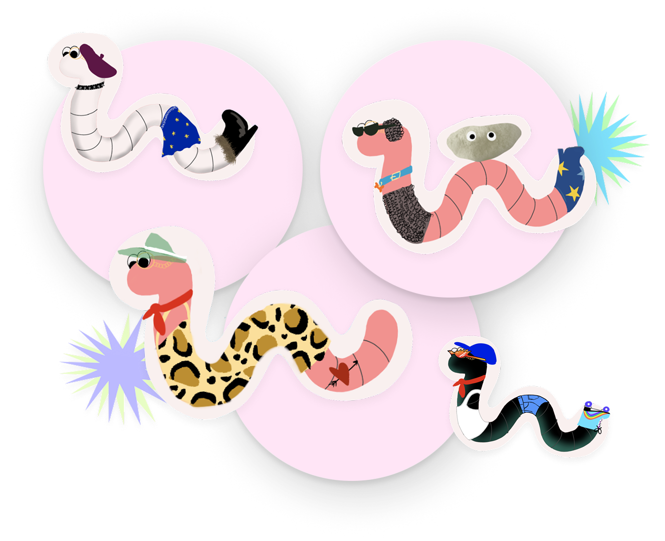 Create your own wormy avatar